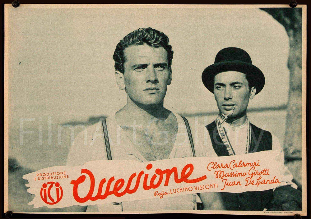 Obsession (Ossessione) Original Vintage Movie Poster