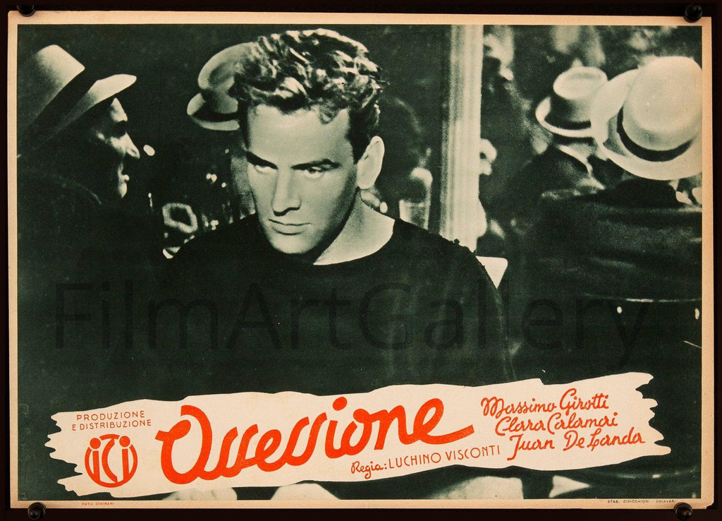 Obsession (Ossessione) Movie Poster 1943 Italian Photobusta