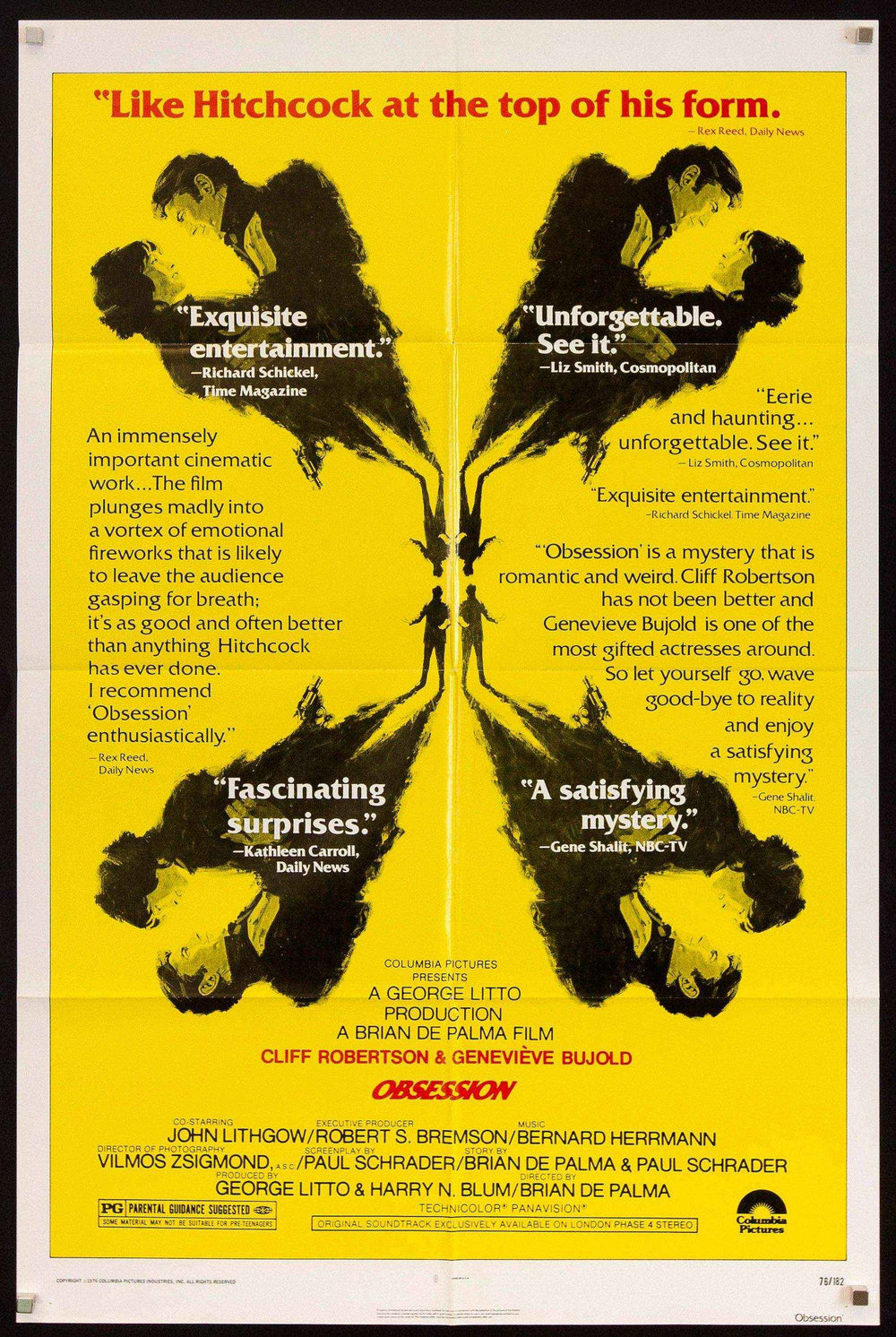 Obsession Original Vintage Movie Poster