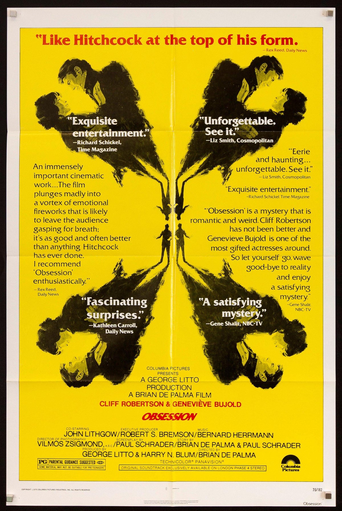 Obsession Original Vintage Movie Poster