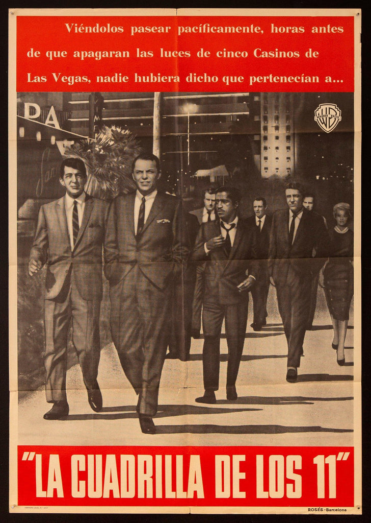 Ocean's 11 Original Vintage Movie Poster