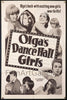 Olga's Dance Hall Girls Original Vintage Movie Poster