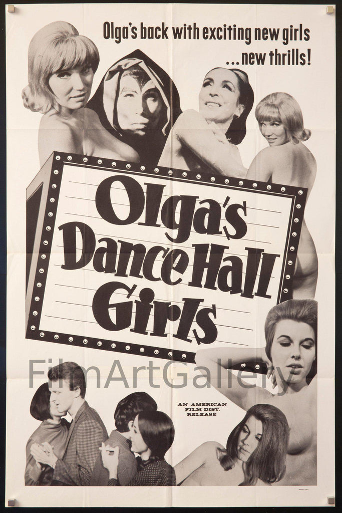 Olga's Dance Hall Girls Original Vintage Movie Poster
