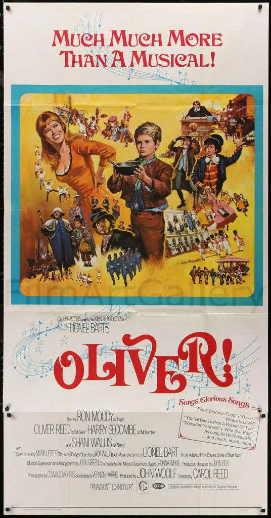 Oliver Movie Poster 1968 3 Sheet 41x81 oliver-movie-poster-1968-3-sheet-41x81