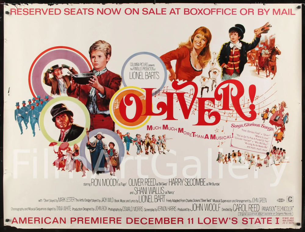 Oliver Original Vintage Movie Poster