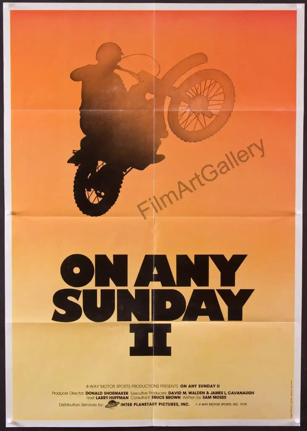 On Any Sunday II Original Vintage Movie Poster