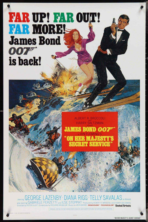 On Her Majesty's Secret Service Original Vintage Movie Poster