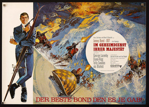 On Her Majesty's Secret Service Original Vintage Movie Poster