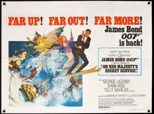 On Her Majesty's Secret Service Original Vintage Movie Poster