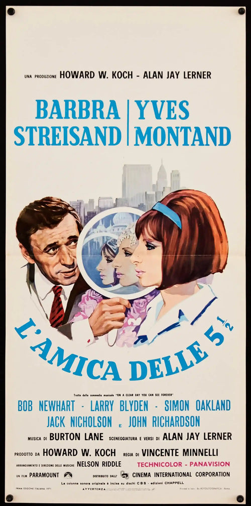 On a Clear Day You Can See Forever Original Vintage Movie Poster