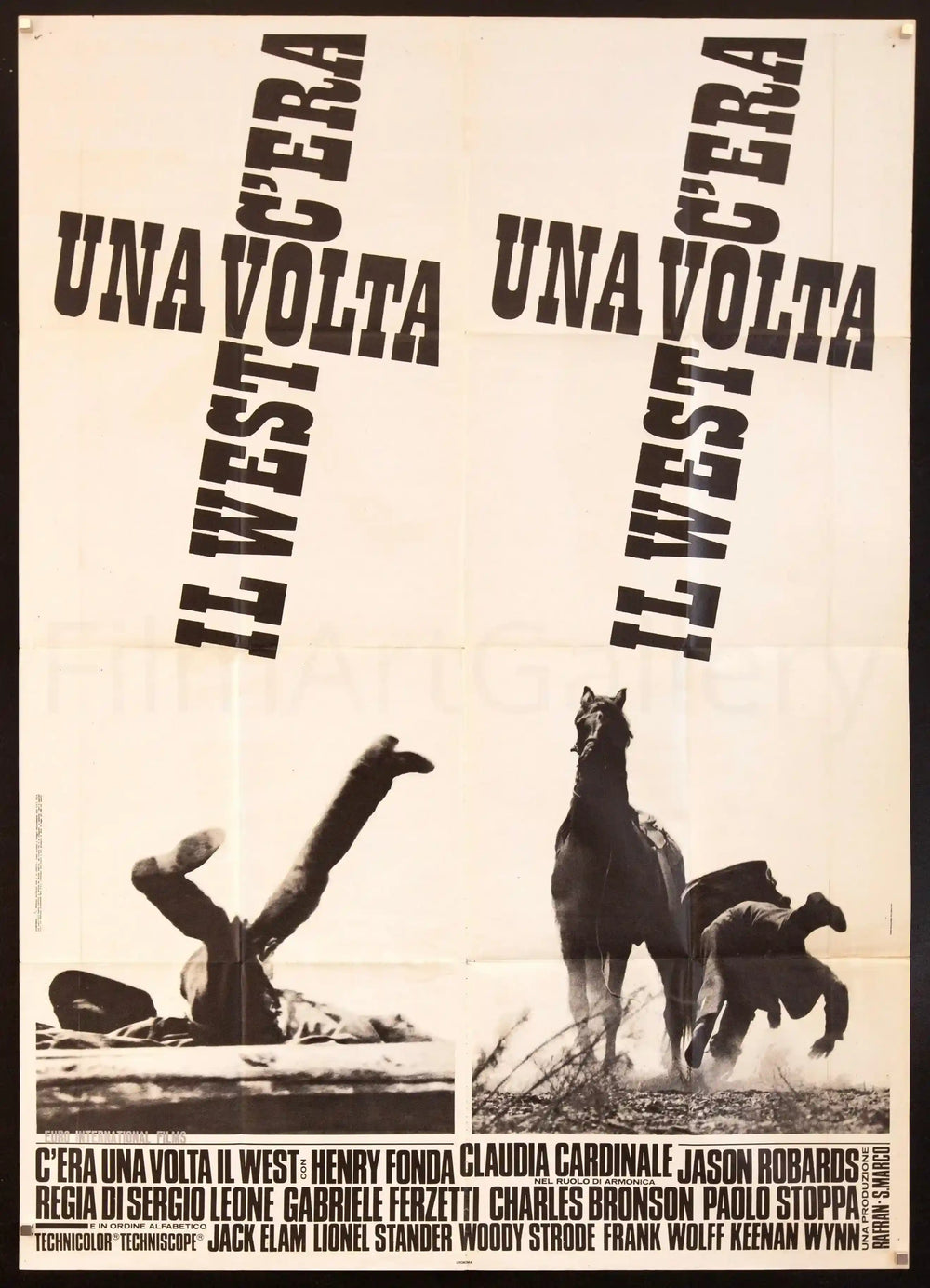 Once Upon A Time In The West Original Vintage Movie Poster