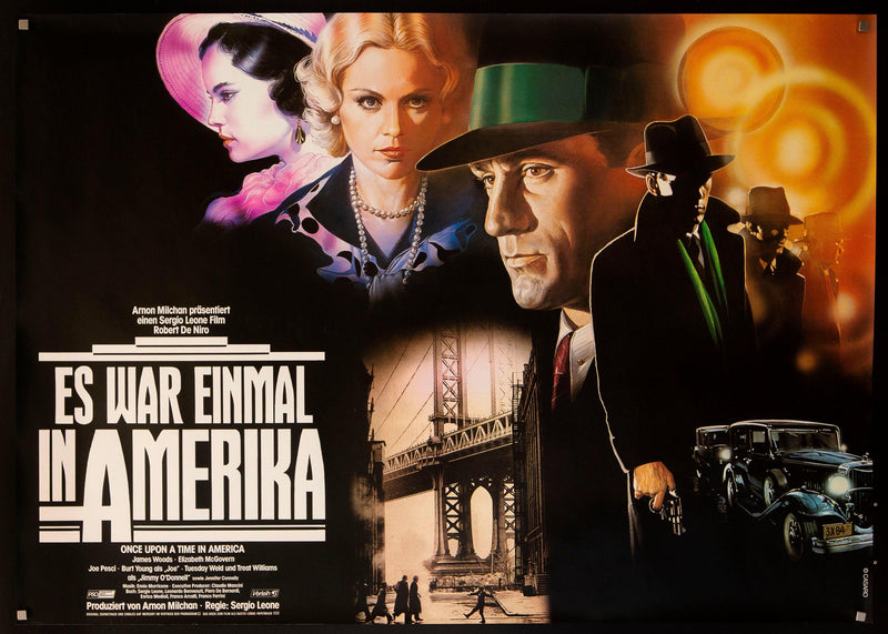 Once Upon a Time in America German A0 (33x46) Original Vintage Movie Poster