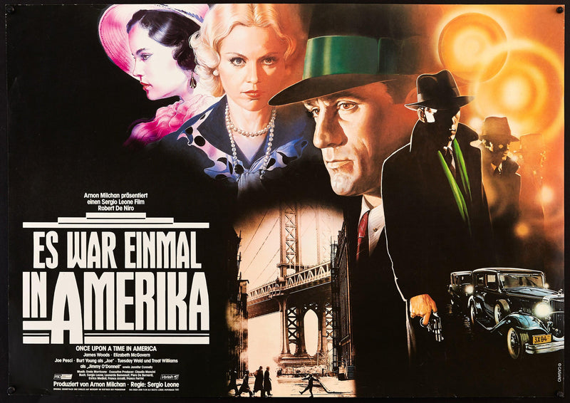 Once Upon a Time in America German A1 (23x33) Original Vintage Movie Poster