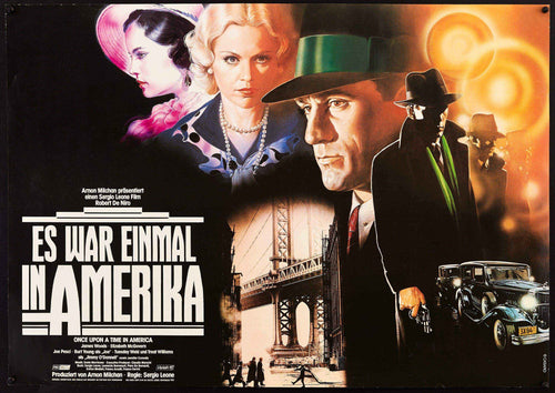 Once Upon a Time in America Original Vintage Movie Poster