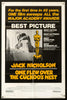 One Flew Over the Cuckoo's Nest Original Vintage Movie Poster