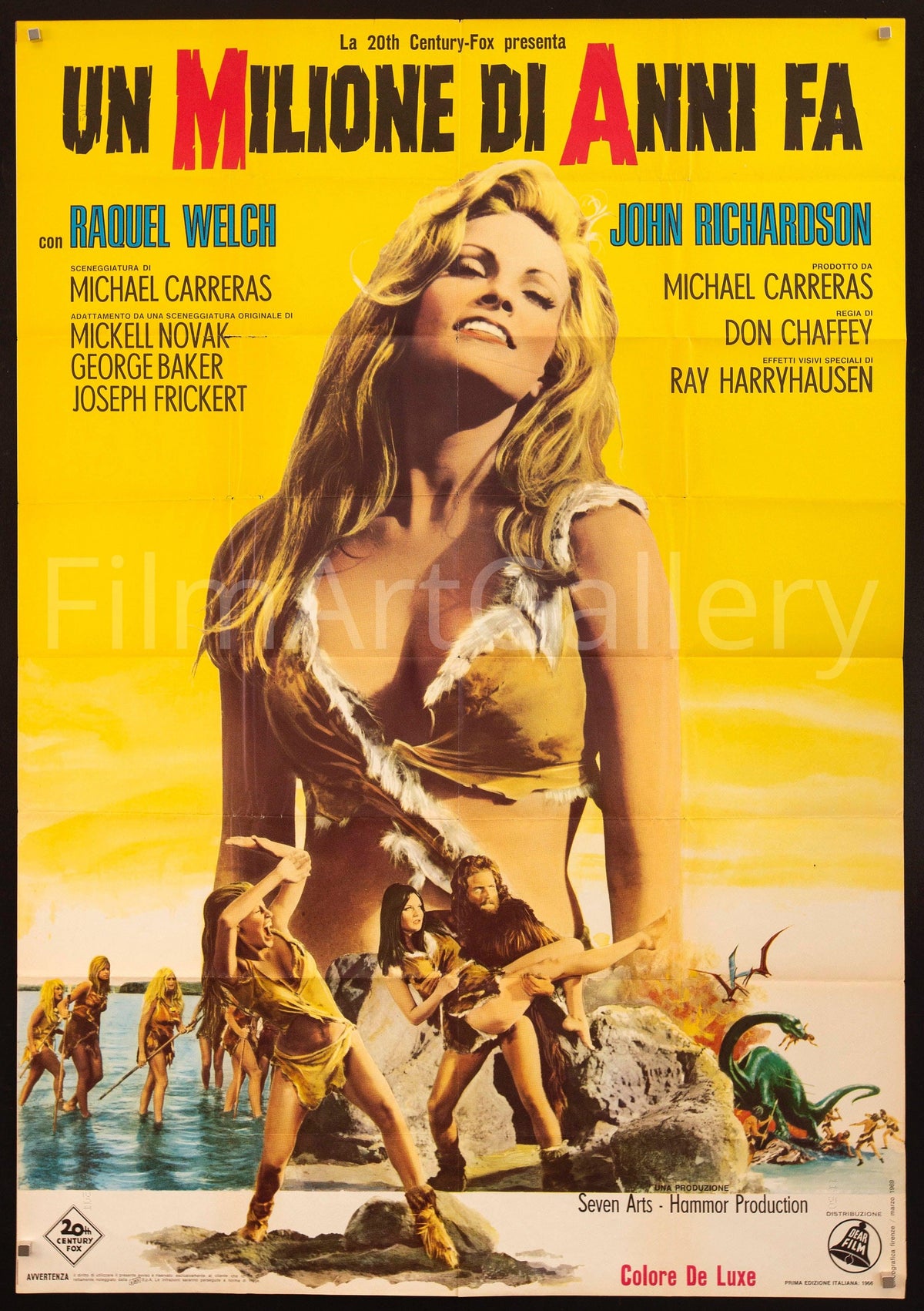 One Million Years B.C. Original Vintage Movie Poster