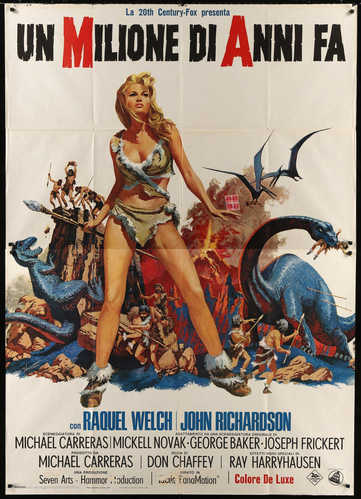 One Million Years B.C. Original Vintage Movie Poster