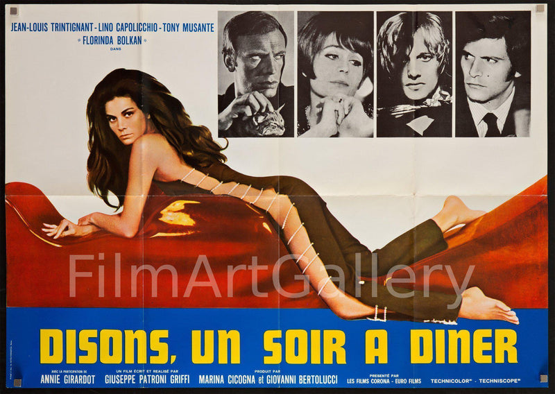 One Night at Dinner (Disons, Un Soir A Diner) 26x37 Original Vintage Movie Poster