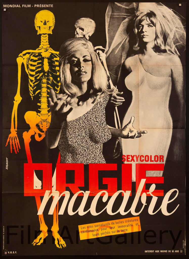 Orgy of The Dead Original Vintage Movie Poster