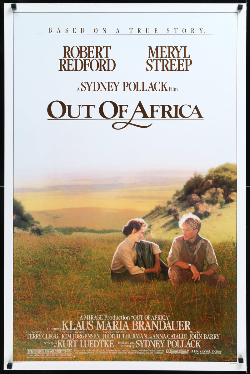 Out of Africa 1 Sheet (27x41) Original Vintage Movie Poster
