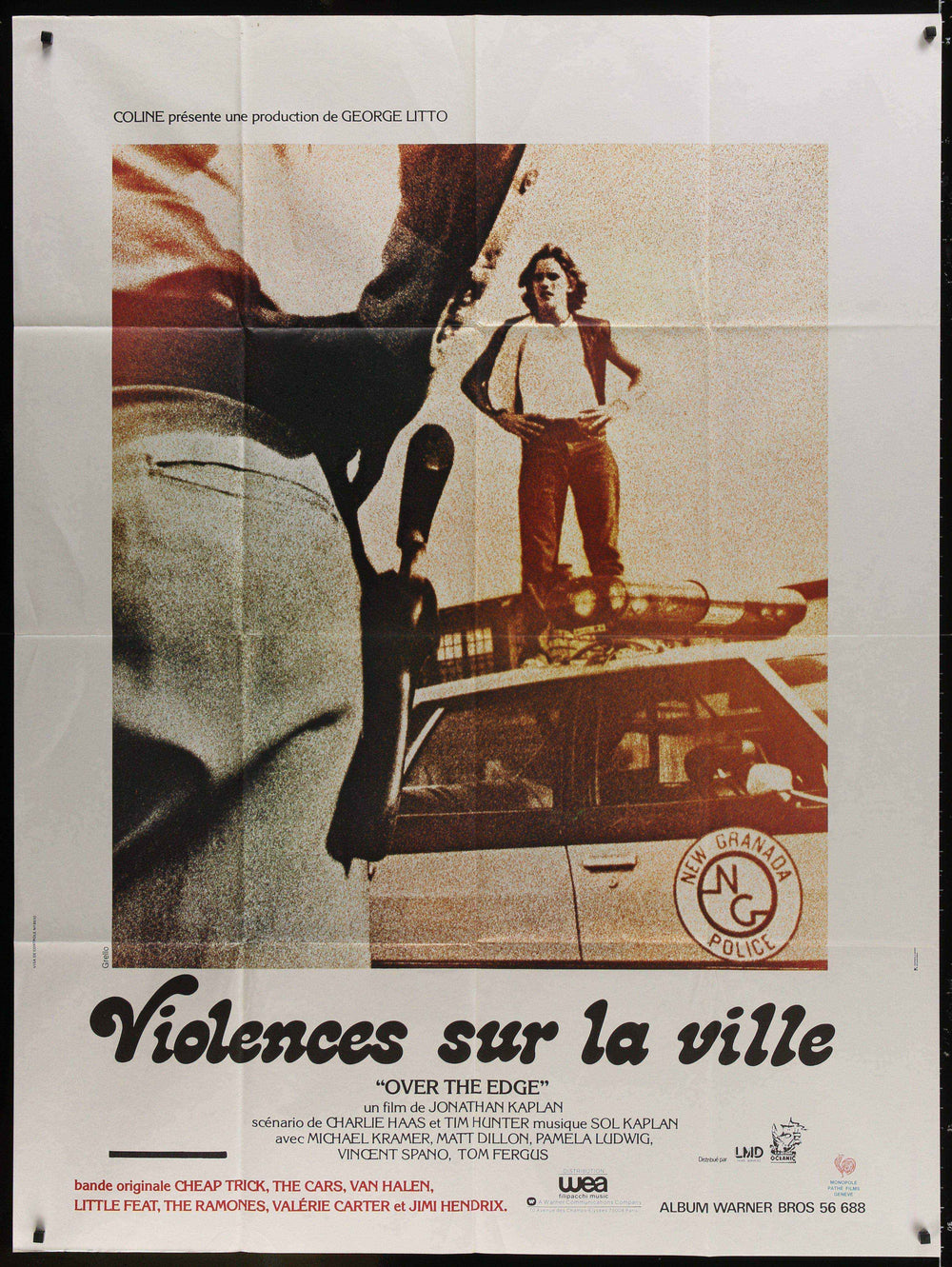 Over the Edge Original Vintage Movie Poster