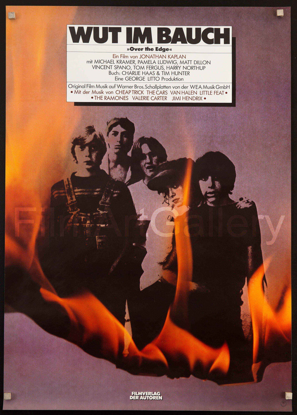 Over the Edge Original Vintage Movie Poster