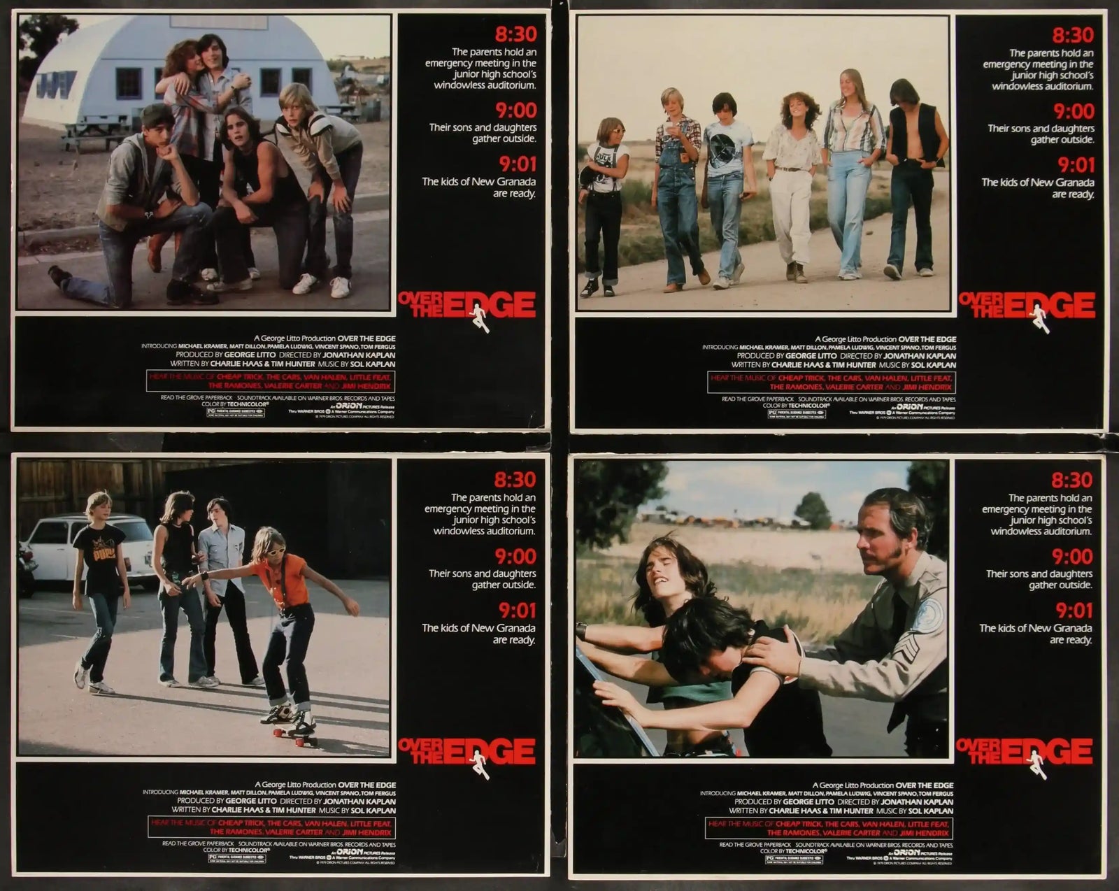 Over the Edge Original Vintage Movie Poster
