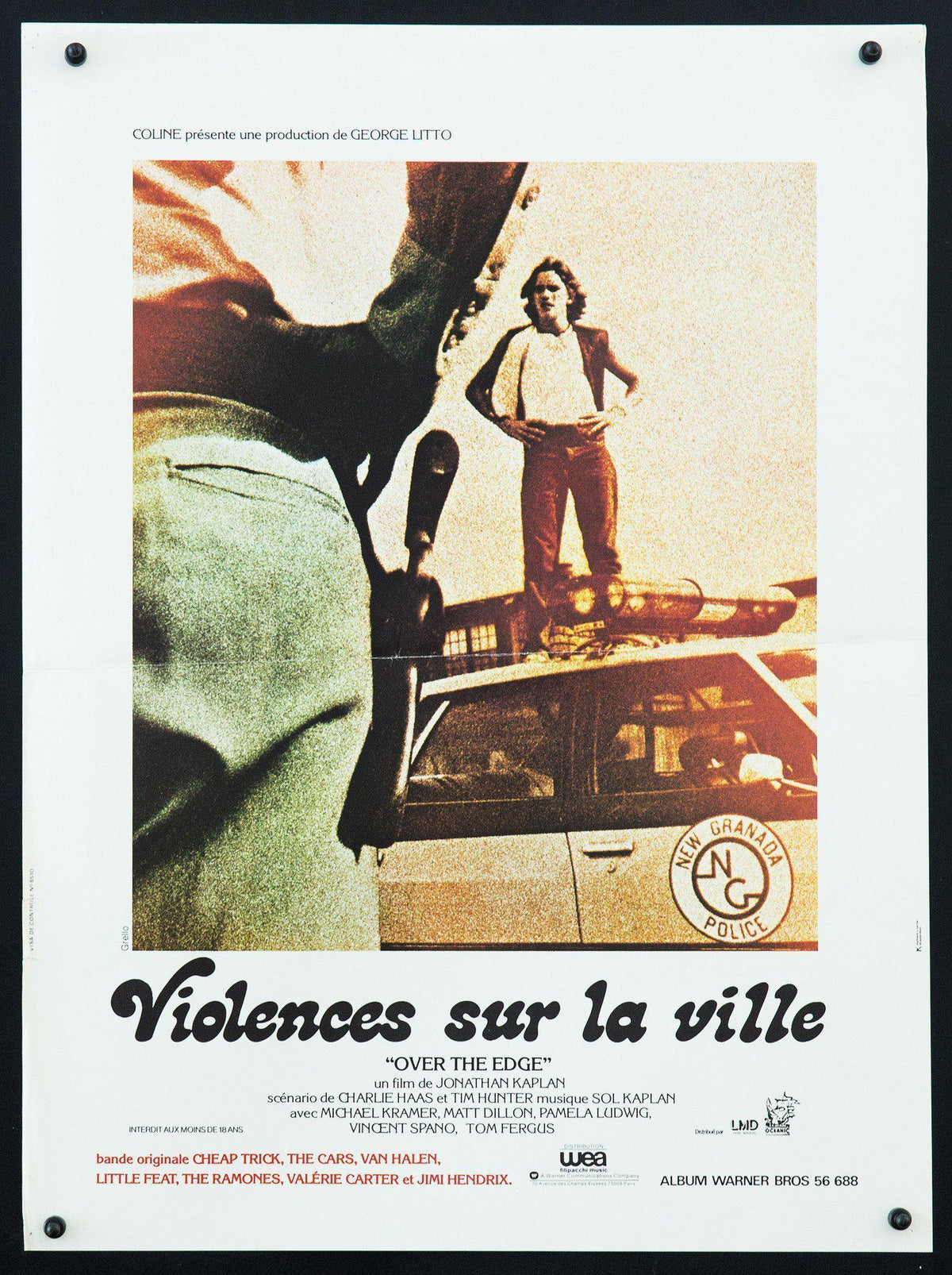 Over the Edge Original Vintage Movie Poster