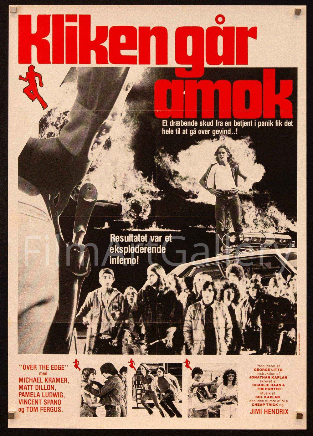 Over the Edge Original Vintage Movie Poster