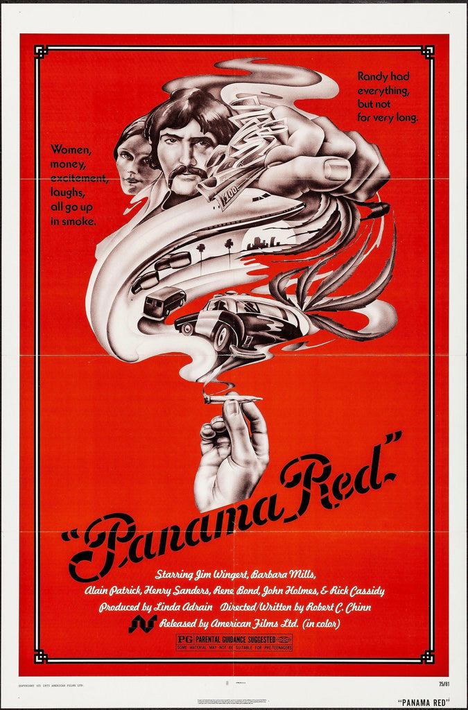 Panama Red Original Vintage Movie Poster