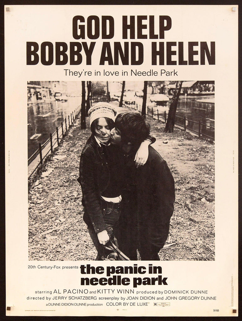 Panic in Needle Park 30x40 Original Vintage Movie Poster