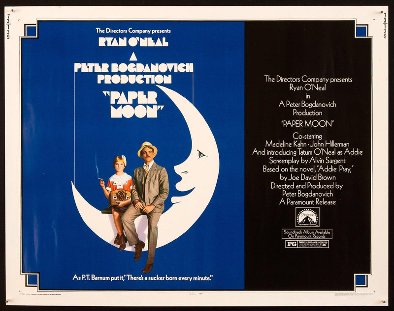 Paper Moon Half Sheet (22x28) Original Vintage Movie Poster