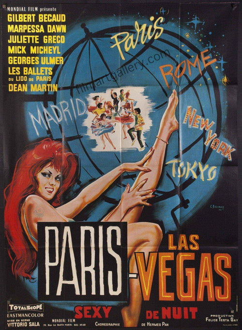 Paris Las Vegas Original Vintage Movie Poster