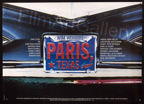 Paris Texas Original Vintage Movie Poster