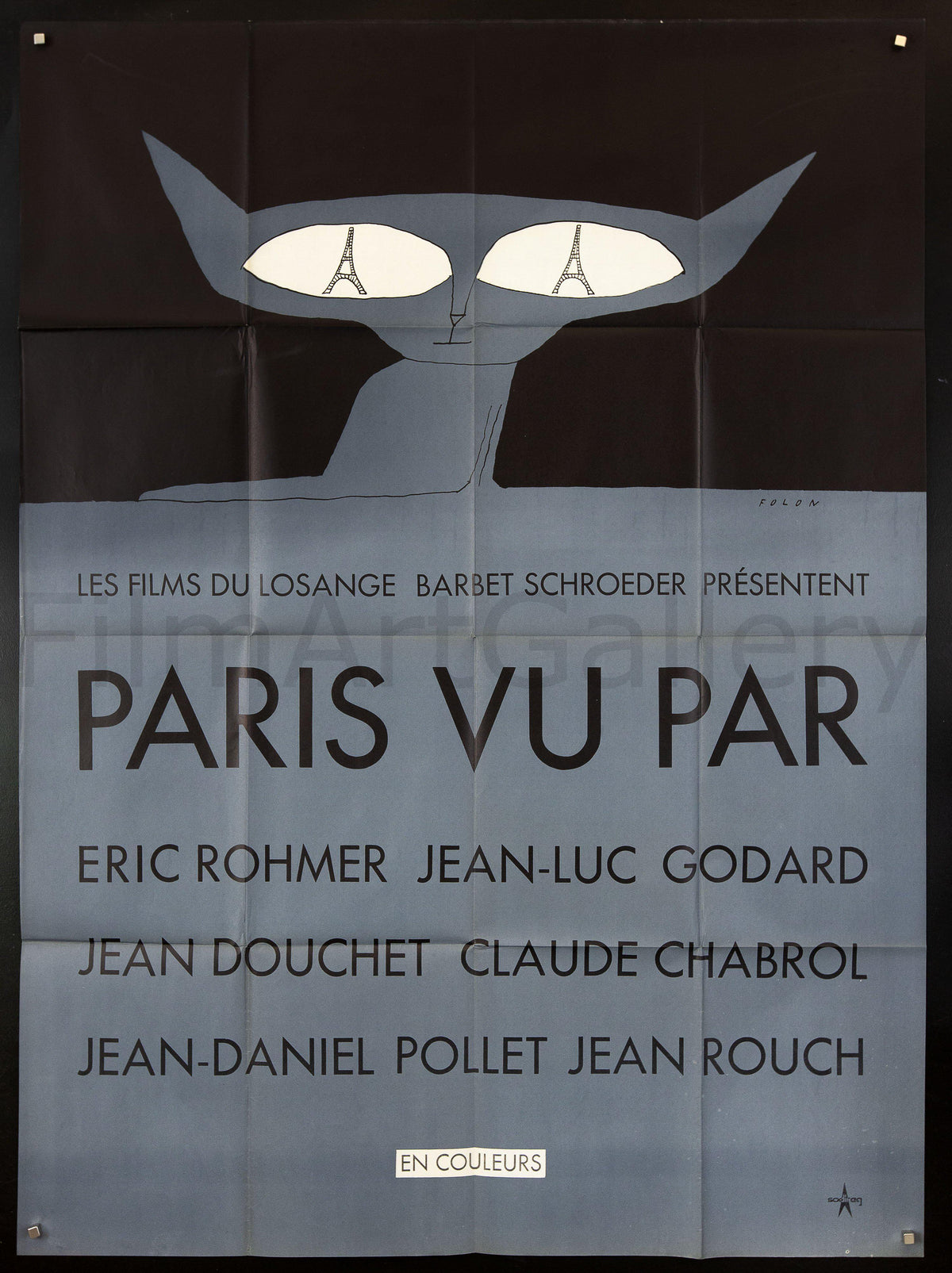 Paris Vu Par Original Vintage Movie Poster