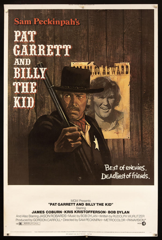 Pat Garrett and Billy the Kid 40x60 Original Vintage Movie Poster