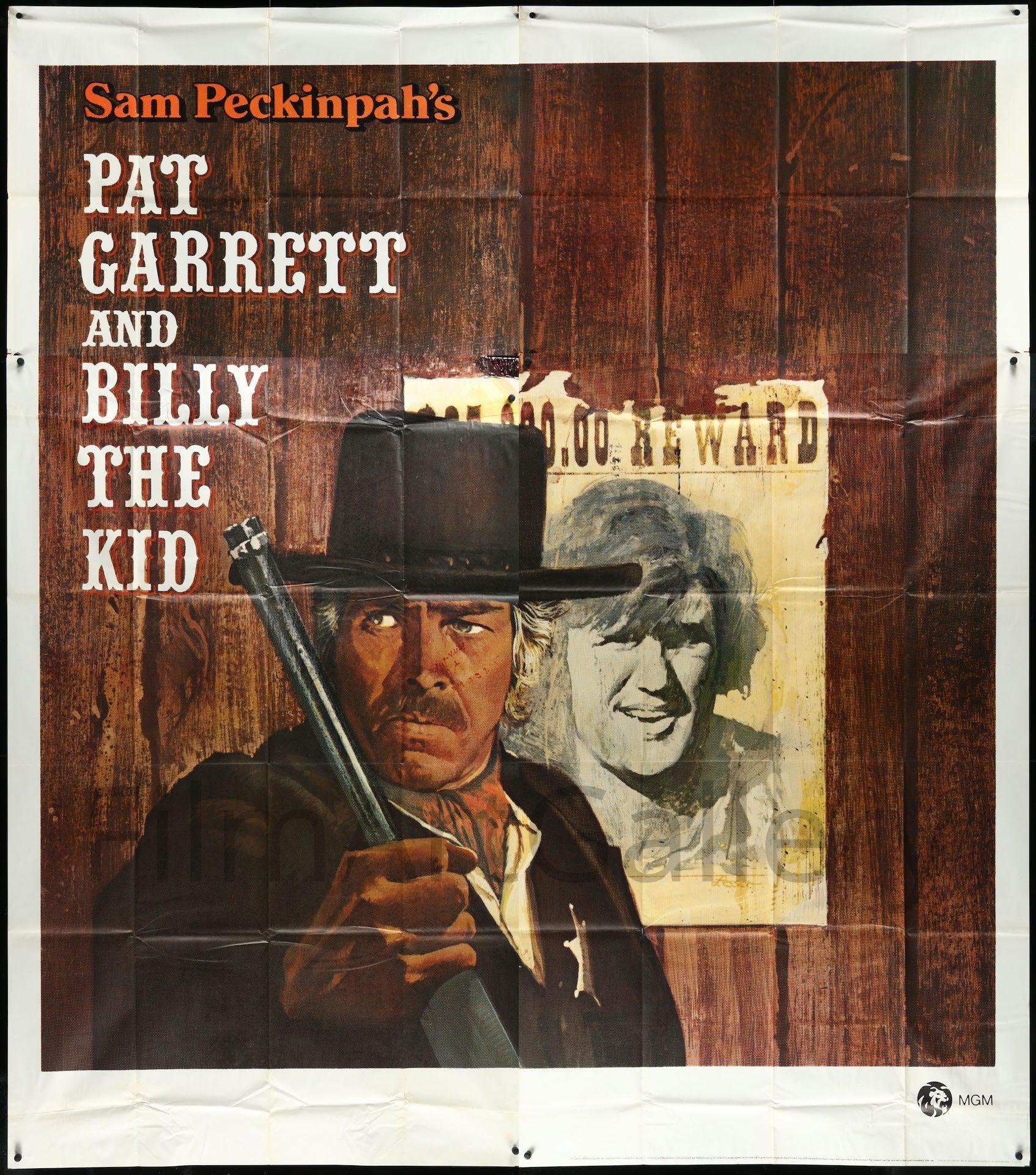 Pat Garrett and Billy the Kid Movie Poster 1973 6 Sheet (81x81)