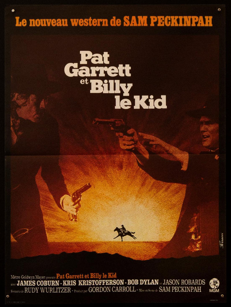 Pat Garrett and Billy the Kid French mini (16x23) Original Vintage Movie Poster