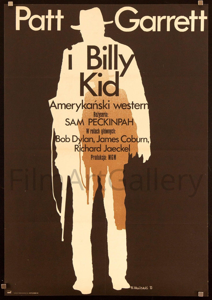 Pat Garrett and Billy the Kid Polish A1 (23x33) Original Vintage Movie Poster