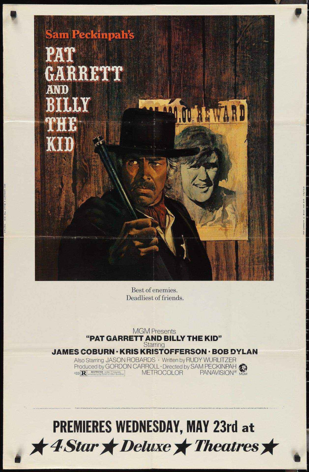 Pat Garrett and Billy the Kid Original Vintage Movie Poster