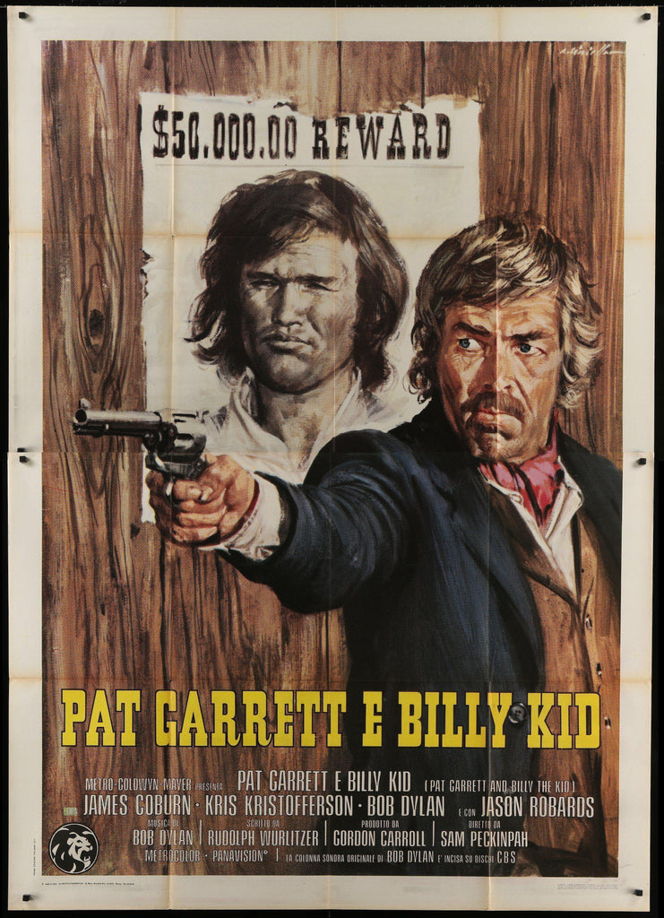 Pat Garrett and Billy the Kid Original Vintage Movie Poster