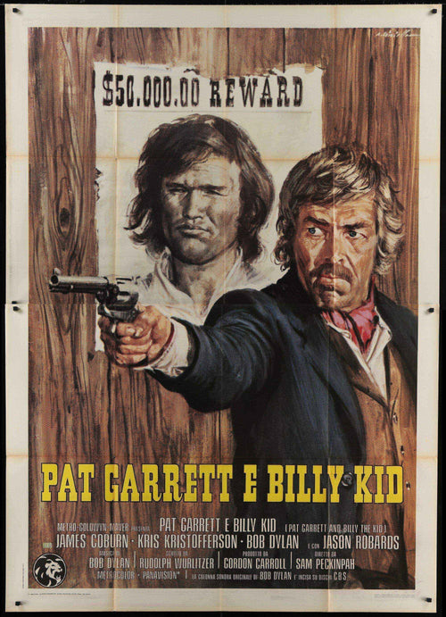 Pat Garrett and Billy the Kid Original Vintage Movie Poster