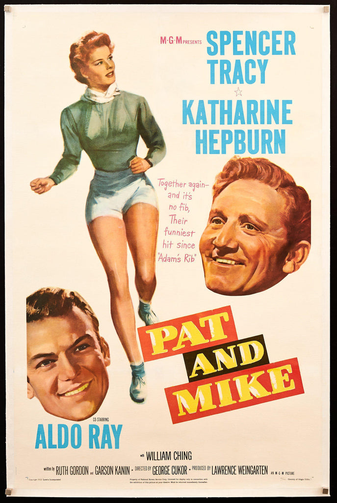 Pat and Mike Original Vintage Movie Poster