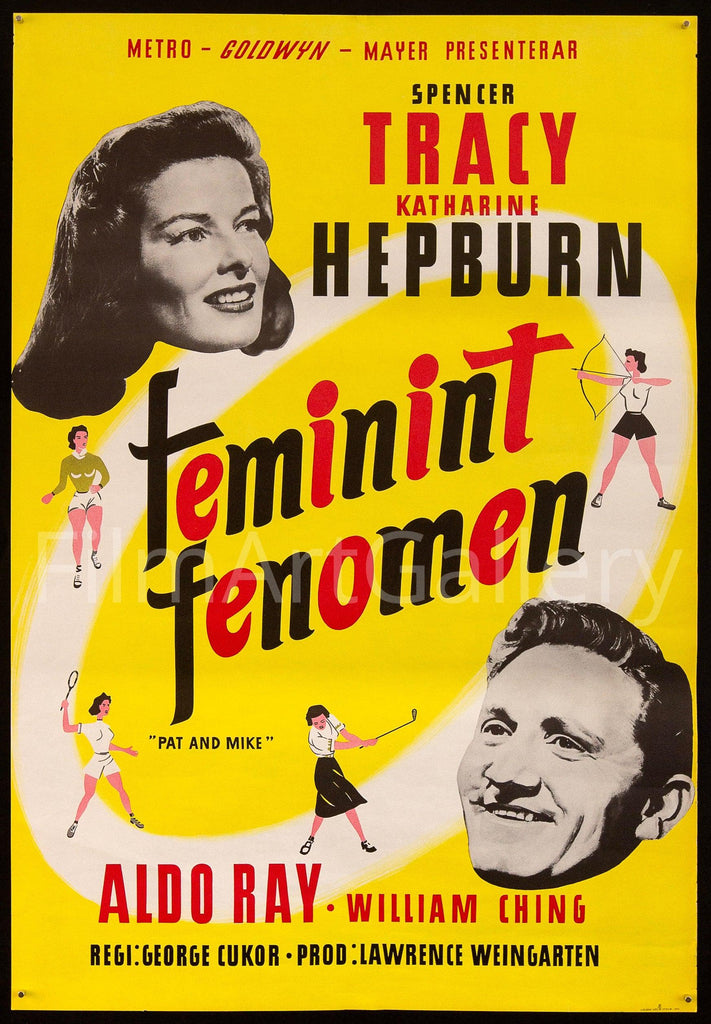 Pat and Mike Original Vintage Movie Poster