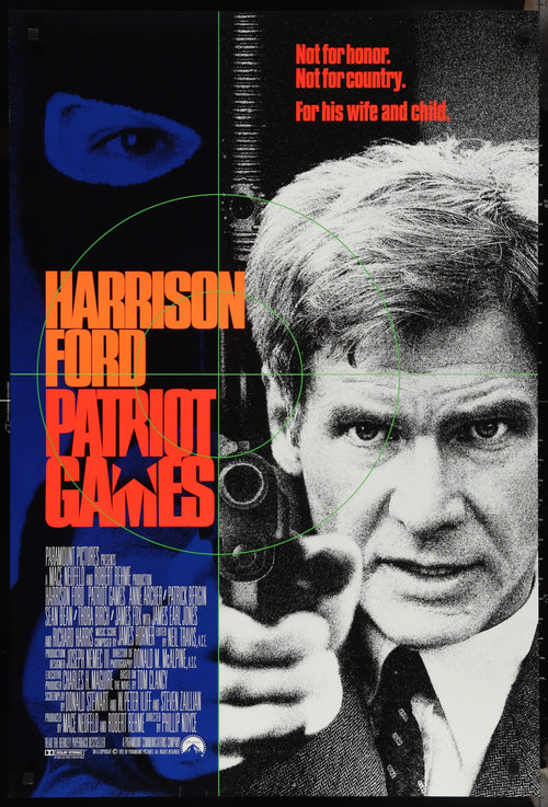 Patriot Games Original Vintage Movie Poster