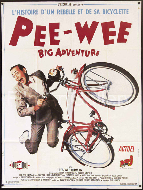 Pee-Wee's Big Adventure Original Vintage Movie Poster