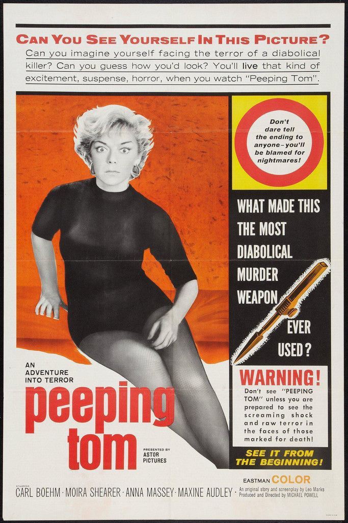 Peeping Tom Original Vintage Movie Poster