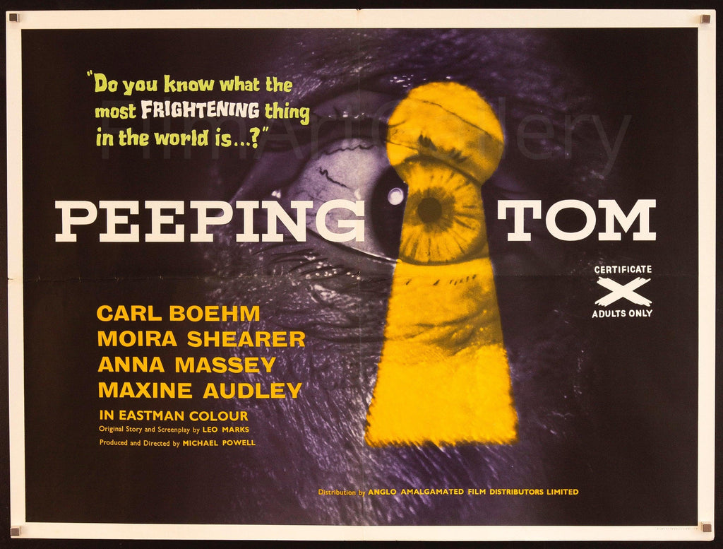 Peeping Tom Original Vintage Movie Poster