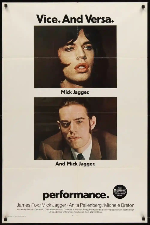 Performance Original Vintage Movie Poster