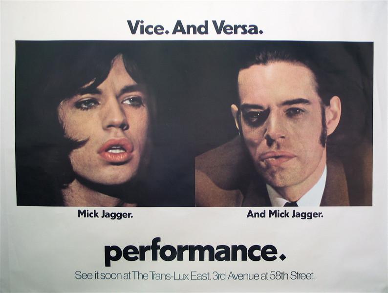 Performance Original Vintage Movie Poster